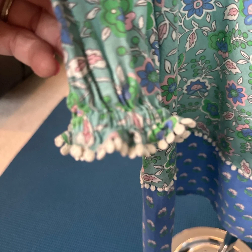 Mini Boden Girls Block Print Caftan - Picture 8 of 9